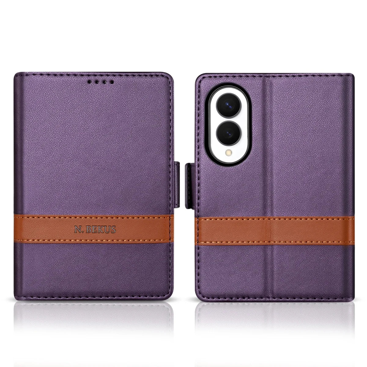 Business Luxury Leather RFID Wallet Card Solt Phone Case for Samsung Galaxy Z Fold8 Ultra Fold 4 5 6 7 8 Flip Protective Cover