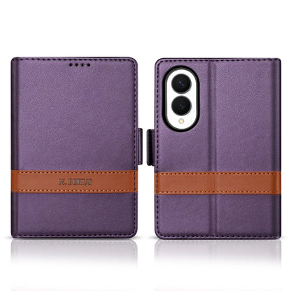 Business Luxury Leather RFID Wallet Card Solt Phone Case for Samsung Galaxy Z Fold8 Ultra Fold 4 5 6 7 8 Flip Protective Cover