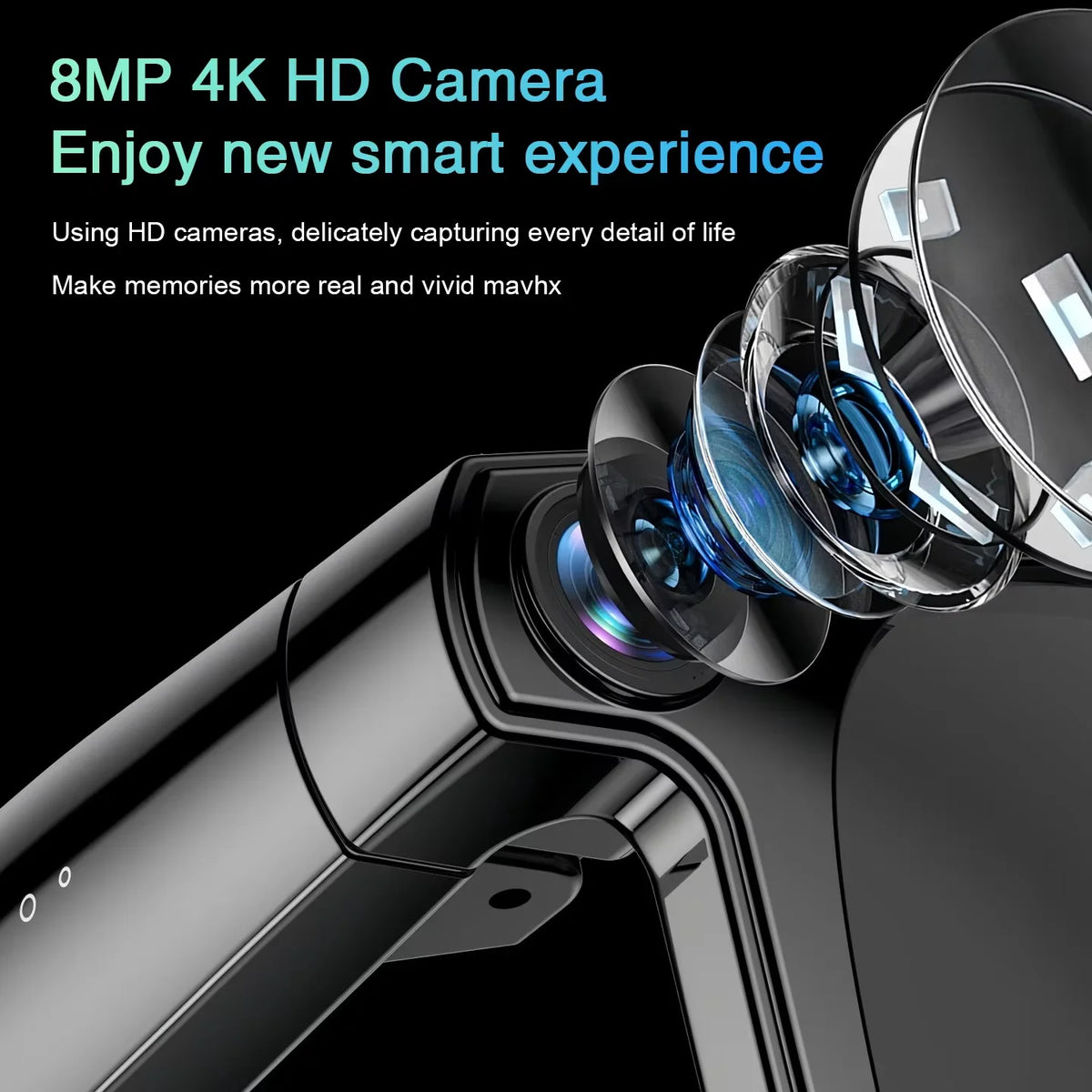 2026New 800W Pixel Camera AI Glasses Smart Translation Photo Video Recording Glasses Waterproof Call 32GB Storage Sunglasses Men