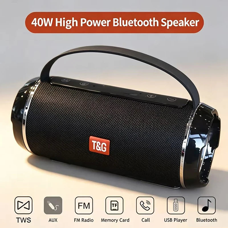 Wireless Subwoofer Portable Bluetooth Speaker Radio FM Waterproof Sound Box Music Caixa De Som Coluna Blootooth Bass Hifi Bocina