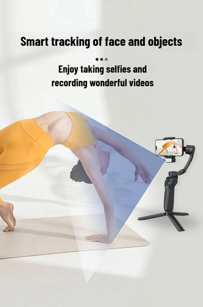 Mobile gimbal stabilizer ,Phone Stabilizer for Video Recording with Face/Object Tracking,3-Axis Gimbal for Android,iPhone