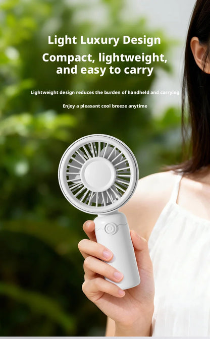 New Mini Fan Portable Mini USB Rechargeable Quiet Fans Table Makeup Eyelash Cooler Kids Outdoor Office Travel Air Cooler Fan NEW
