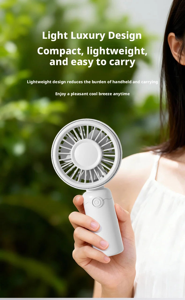 New Mini Fan Portable Mini USB Rechargeable Quiet Fans Table Makeup Eyelash Cooler Kids Outdoor Office Travel Air Cooler Fan NEW