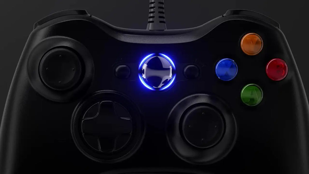 For Xbox 360 Slim/Lite/E/PC Controller,Wireless/Wired Game Remote Control 6-axis Gryo Dual Vibration Precision Joystick Gamepads