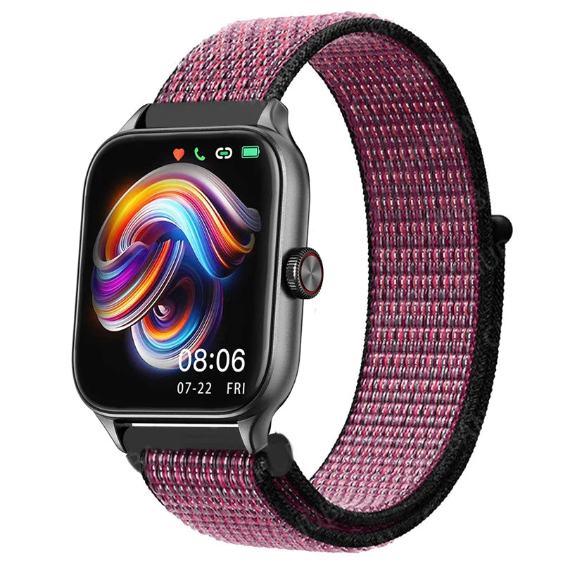Nylon Loop Band For Amazfit GTS 4/3/2e Mini/GTR 4/3/2e/Balance/Stratos 20/22mm Watch Bracelet for Correa Amazfit Bip 5-6 Straps