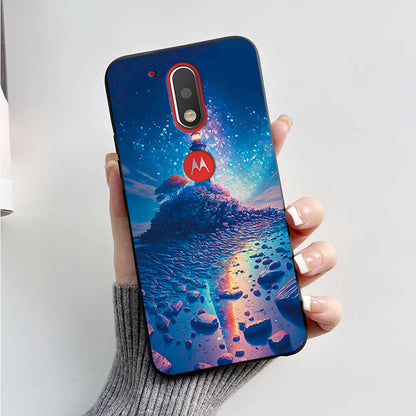 Case for Motorola Moto G4 / Moto G4 Plus / Moto G4 Play Back Cover Fashion Marble Silicone Soft TPU Protective Phone Cases Coque