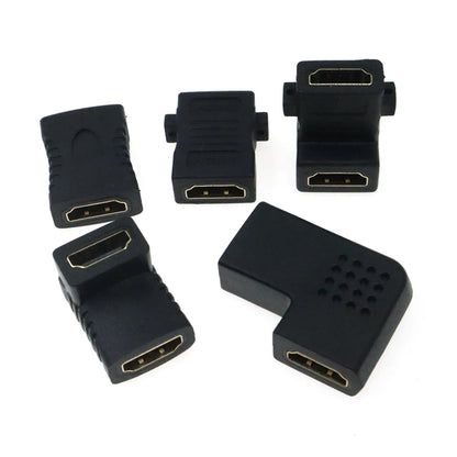 HD adapter Micro Mini HDMI-compatible 90 degree right-angle adapter HDMI 270 degree HDMI male to female HDMI elbow connector