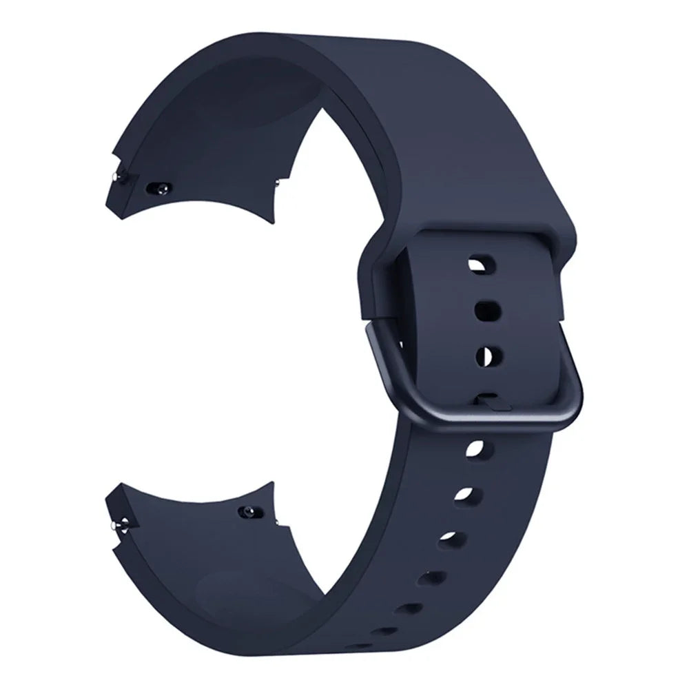 Silicone Strap For Samsung Galaxy Watch 4/5/6/7 40mm/44mm Pro 45mm Band No Gap Bracelet Belt Watch 4 6 Classic 47mm/46mm Correa