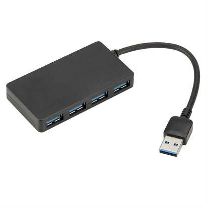 4 Port HUB USB 3.0/2.0 HUB Multi USB Splitter 4 Port Multi USB HUB Adapter Expander Splitter for Notebook Laptop PC Plug & Play