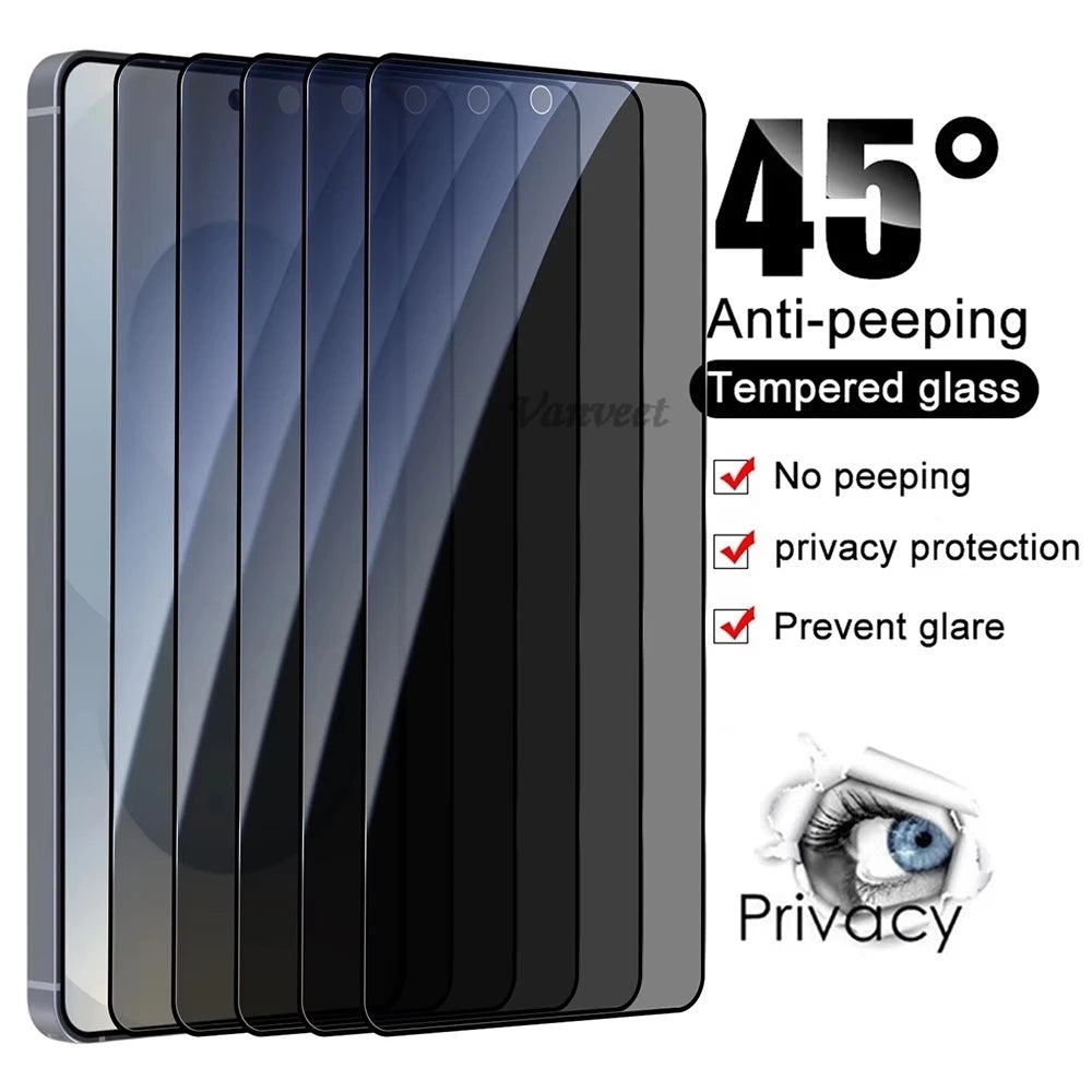 Anti-Spy Tempered Glass For Samsung A57 5G A 57 A56 A55 A37 A36 A35 A53 A54 A52S 5G A51 A17 A07 A16 A15 Privacy Screen Protector