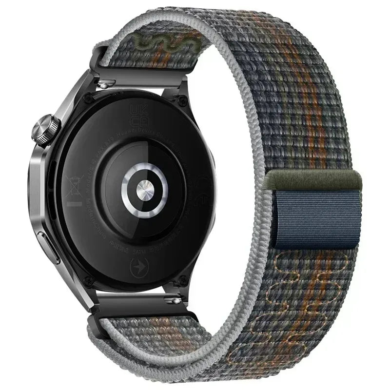 20mm 22mm Nylon Strap For Amazfit T-Rex3 Pro 44mm 48mm/Active 2 square Braided Bracelet Band For Amazfit Bip 6-5/Balance 2/Helio