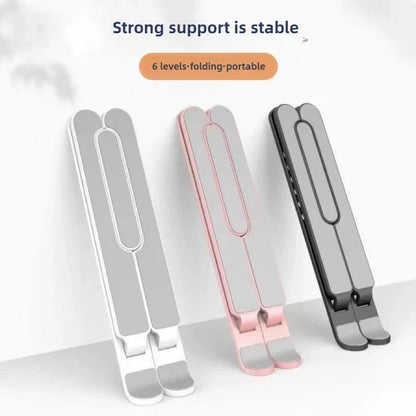 Tablet Stand Holder Folding Heat Dissipation Storage Lifting Adjustable Laptop Stand for Ipad