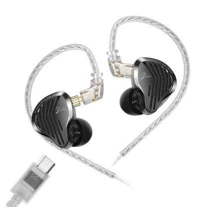 GK-KUNTEN Wired Earphones Flagship Single Motion In Ear Heavy Bass Fever HIFI High Quality Earphones