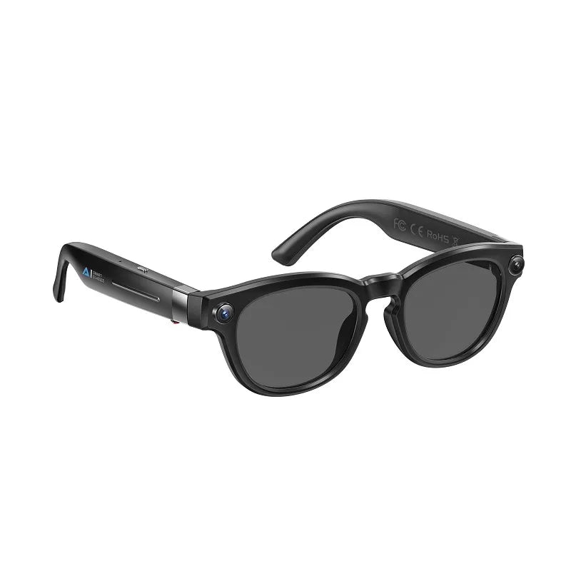 AI Shooting Smart Glasses Blue Tooth Call Automatic Color Changing Lenses Real Time Translation Music 4K Camera Men Women