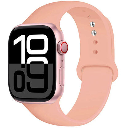 Silicone Band For Apple Watch straps 45mm 44mm 40mm 41mm 42mm-46mm sport bracelet iwatch series 8 7 6 5 SE 9 10 11 Ultra 2 49mm