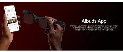 New HD5-ultra AI Smart Glasses AI Real-time Translation 800W Pixel Camera Photo Video Recording 300 Mah Smart Glasses 2026