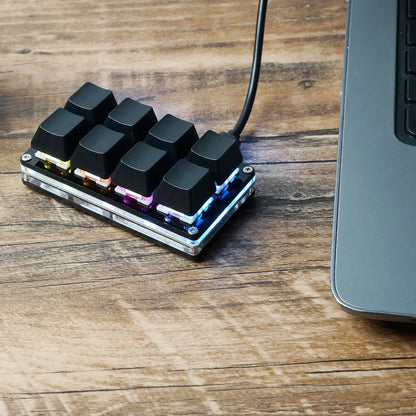 USB Programming Macro Custom Mechanical Keyboard RGB 24/16/12/9/8/4/3/2 Key Copy and Paste DIY Gaming Mini Keypad Macropad