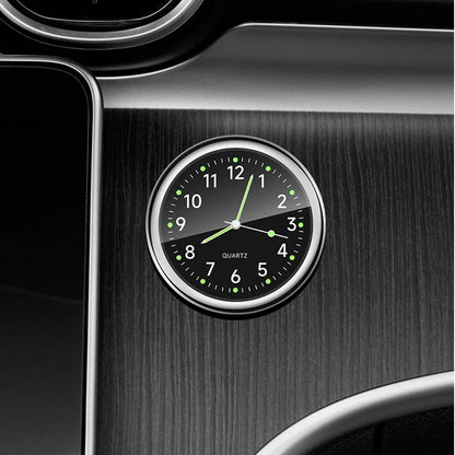 Car Clock Luminous Automobiles Internal Stick-On Mini Digital Watch Mechanics Quartz Clocks Auto Ornament Car Accessories