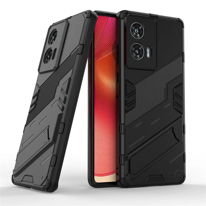 For Motorola Edge 50 Fusion 5G Case Magnetic Armor Shockproof Stand Phone Cases for Moto Edge50 Fusion Edge50Fusion Back Cover