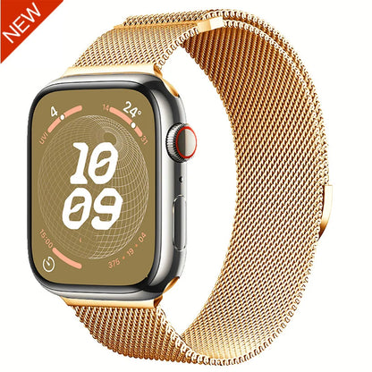Milanese Strap for Apple Watch 44mm 40mm 45mm 41mm 46mm 42mm 49mm Metal Bracelet iWatch Series 12 11 10 Ultra 9 8 7 6 5 SE3 band
