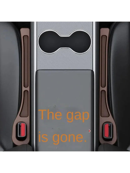 2Pcs Car Seat Gap Filler Seat Crevice Storage Box Bag Between Seats Console Organizer Decoration Interior Auto Accessories