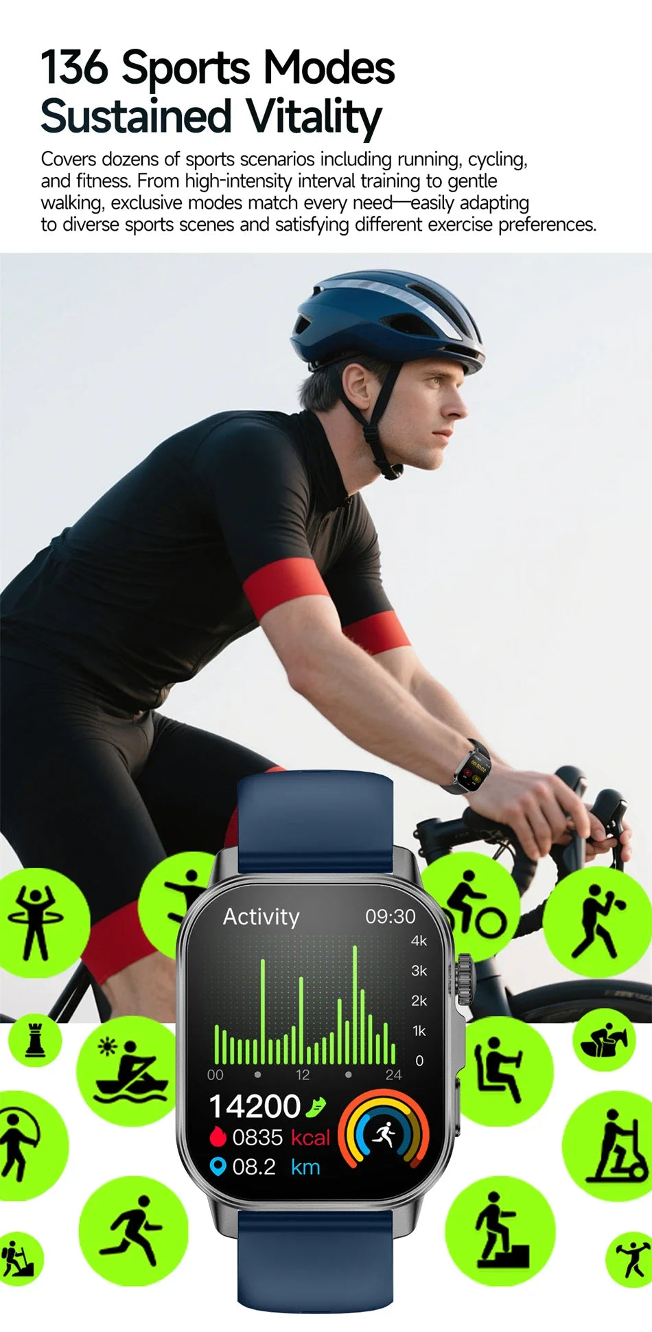 2026 New Professional-Grade Health Smart Watch Men ECG BP HR Uric Acid Lipid BMI Body Analysis Bluetooth Call Smartwatch Women
