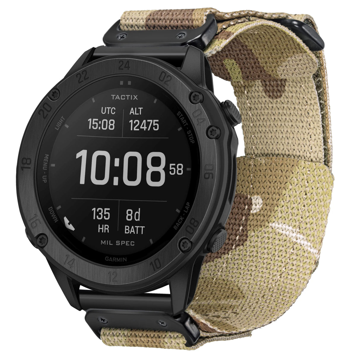 HEMSUT Watch Band For Garmin Fenix8 7 6 Nylon Quickfit 20 22 26mm Sports Wrist Strap Compatible EPIX /MK3 /Tactix