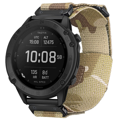 HEMSUT Watch Band For Garmin Fenix8 7 6 Nylon Quickfit 20 22 26mm Sports Wrist Strap Compatible EPIX /MK3 /Tactix