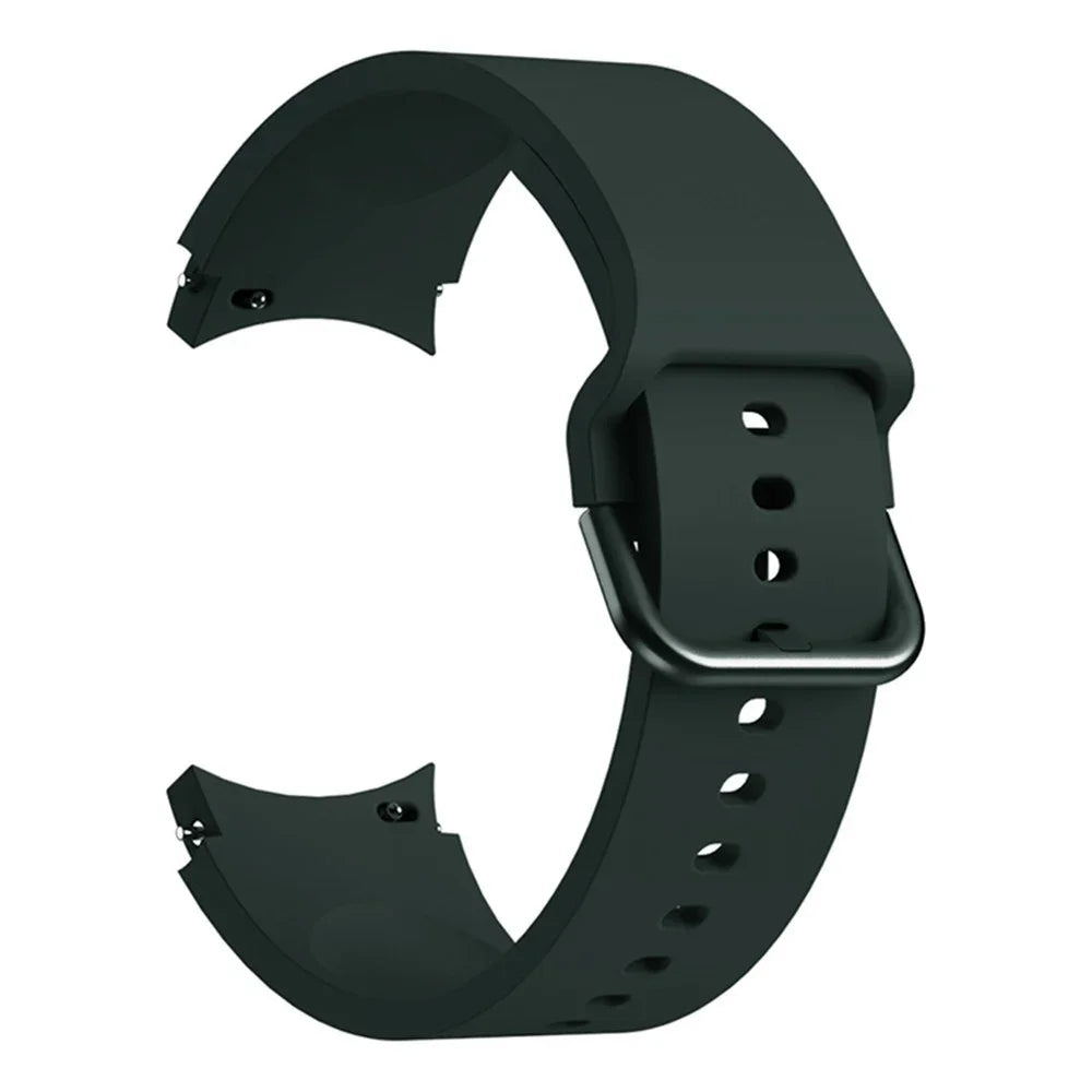 Silicone Strap For Samsung Galaxy Watch 4/5/6/7 40mm/44mm Pro 45mm Band No Gap Bracelet Belt Watch 4 6 Classic 47mm/46mm Correa