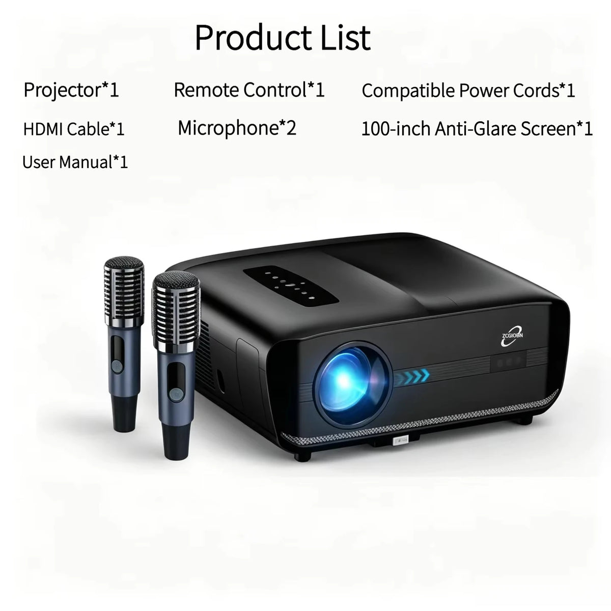 New 4200ANSI 1000D Google TV Projector 4K Supported Netflix Certified Auto Focus Home Theater HiFi Stereo with Dual Mic 2026