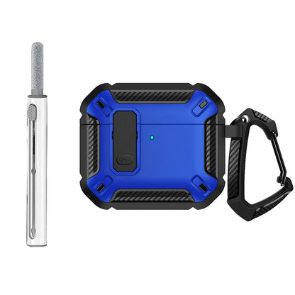 Security Lock Case For AirPods 4 4th Gen Cover TPU PC Protective Cases For Apple AirPods 5 Fundas Earphone Accessories With Hook