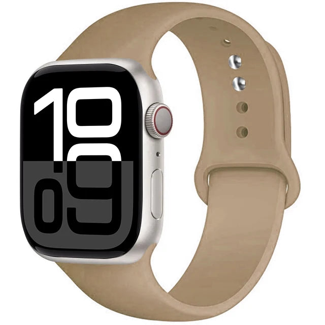 Silicone Band For Apple Watch straps 45mm 44mm 40mm 41mm 42mm-46mm sport bracelet iwatch series 8 7 6 5 SE 9 10 11 Ultra 2 49mm