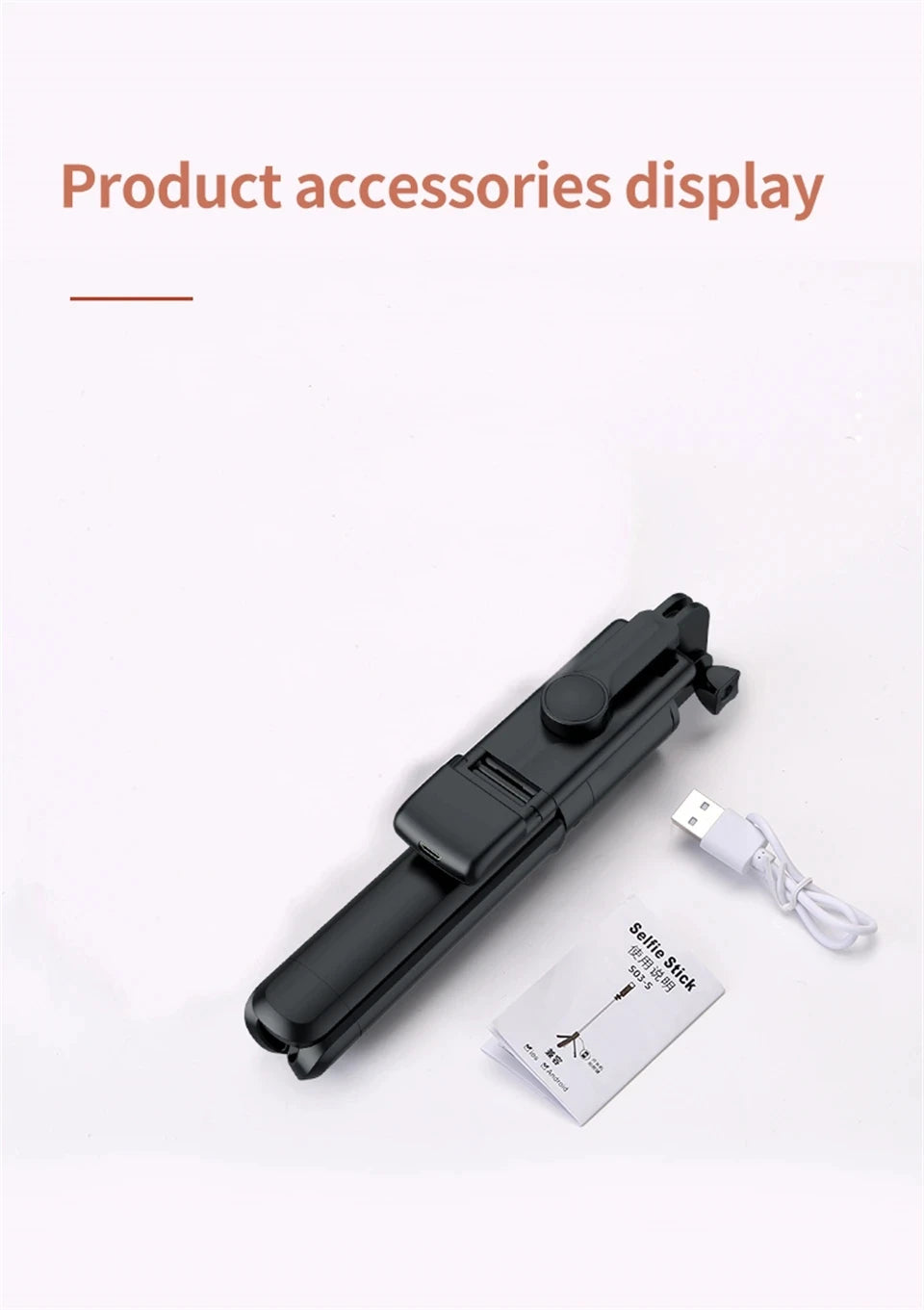 MEUYAG Magnetic Extendable Selfie Stick Tripod Holder Stand with Bluetooth Wireless Remote for Magsafe IPhone Android Monopod
