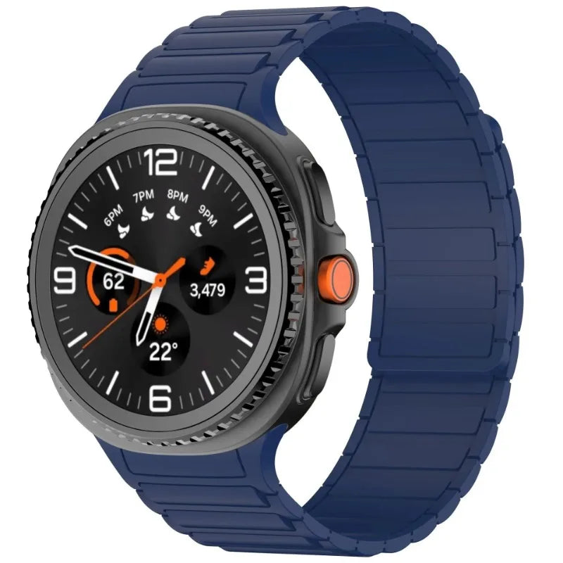 Silicone Strap For Samsung Galaxy Watch 8 40mm 44mm Magnetic Bracelet Accessories Wristband For Galaxy Watch 8 Classic 47mm Belt