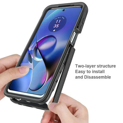For Motorola Moto G86 Power G56 G77 G87 G55 G35 G24 G54 Power 5G Crystal Case Back Cover Moto G84 Case Phone G14 G 86 G04s funda