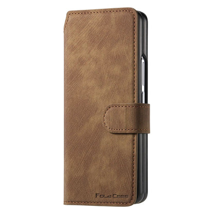 2 in 1 Detachable Cards Solt Wallet Flip Book Case For Samsung Galaxy Z Fold 6 5 5G Fold6 Fold5 Removable Bag Magnetic Cover