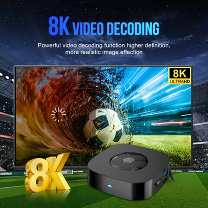 T1 Uarl TV Box Dual UI Interface 8K Ultra HD Android 16 8GB 128GB WIFI 6 Assistant Smart Streaming Media Player Set-top Box