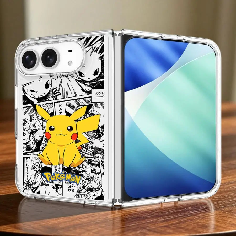 Retro Anime P-okemons Transparent Soft Phone Cover Case for Apple iPhone Duo 18Pro Max 18 Pro