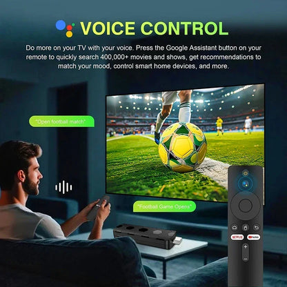 New Widely Compatible Android 16 TV Box Stick WiFi6 Bluetooth Transmission 4K/8K UHD Decoding Voice Remote Fast Streaming