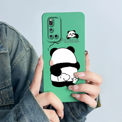 For Vivo V19 Phone Case vivoV19 Back Cover Soft Silicone Sweet Painted Cartoon Shell Capa Lovely Printed Protective Coque Cases