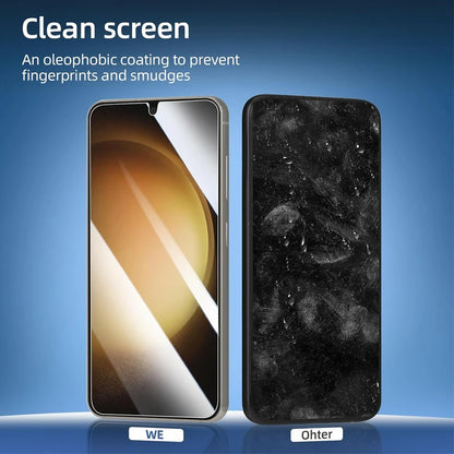 2+2 Fingerprint Scanning Glass for Samsung S25 S26 S24 S23 S22 S21 Screen Protector for Galaxy S25 Ultra Camera Protector S24 FE