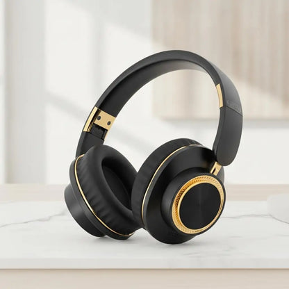 Foldable Bluetooth Headphones Wireless Gaming Headset Bluetooth 5.3 Over Ear HiFi Heavy Bass Stereo Sound Deep Bass Extended Battery Life Comfortable Over Ear Fit Built-in Mic For PC Phone Laptop Portable Travel Earphones Wit