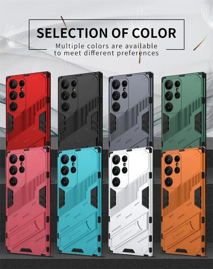 Armor Shockproof Phone Case For Samsung Galaxy S26 S25 S24 S23 S22 Ultra Plus Edge  S26 Pro With Holder Lens Protect Cover