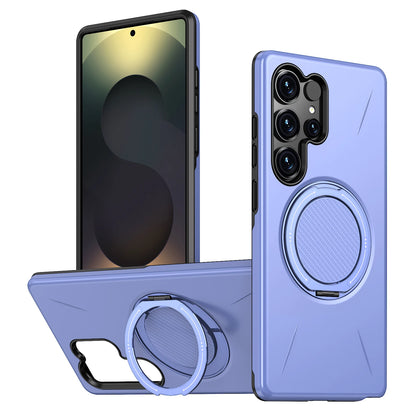 360° Folding Stand Magnetic Case For Samsung Galaxy S25 FE S24 S23 S26 Ultra Plus A56 A36 A26 A17 A07 A55 A35 A25 A14 A06 Cover