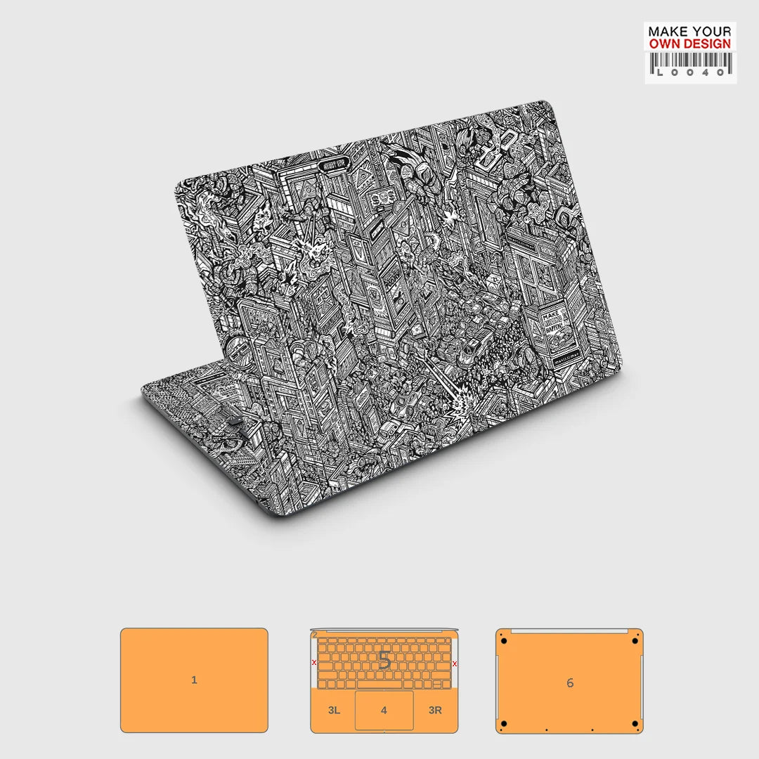 Colorful skin sticker for Macbook Pro 16 14 15  M1 M2 M3 M4 2021 2023 2024 2025 Full Wray Sticker skin screen protector