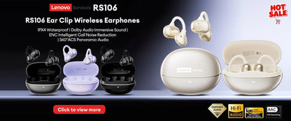 NEW Lenovo Y108 Wired Earphones Semi-In-Ear E-Sports Headphones 3.5mm Type-C Noise Reduction Stereo Music Earbuds 1.25M with Mic