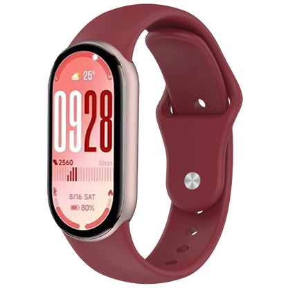 Soft Silicone Strap for Xiaomi Mi Band 10 9 8 NFC Smart Watch Sport Replaceable Bracelet Correa for Mi Band 11 Breathable Strap