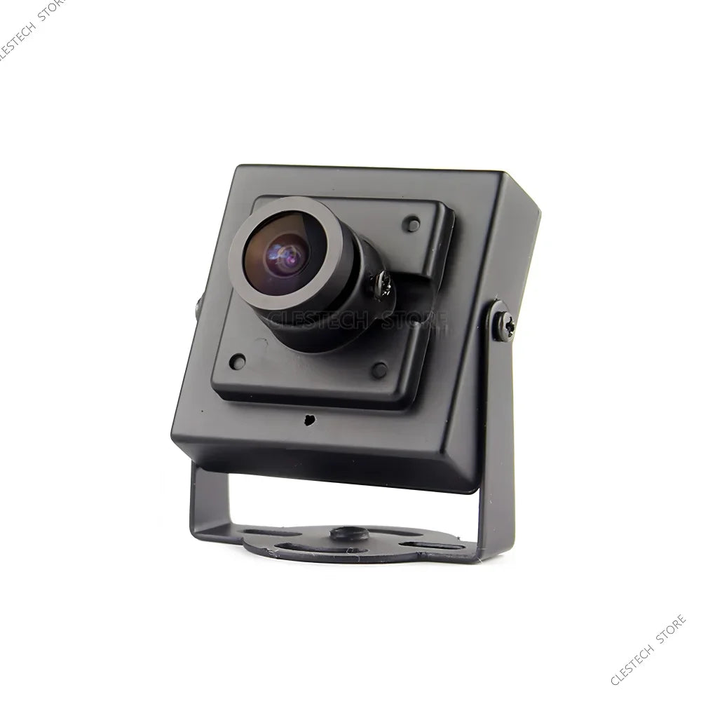 2.8mm/8mm/16mm Lens Super Small Analog HD Mini CCTV CVBS Metal Camera - Compatible TV for Home/Car Overtake with Bracket