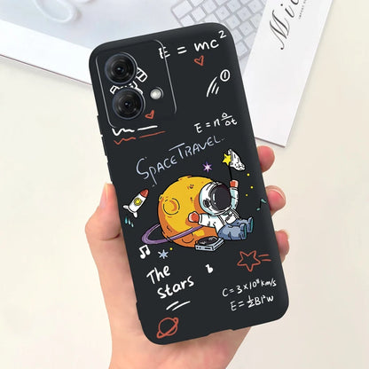 For Motorola Moto G54 Case Moto G84 Phone Cover Cute Astronaut Slim TPU Soft Silicone Funda For MotoG54 MotoG84 5G XT2343-1 Capa