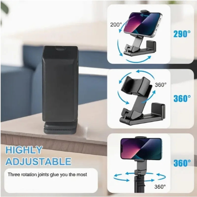 Foldable Rotatable Holding Phone Holder Support Airplane Stand Cell Mobile Desk Portable Travel Stand Train Seat  Phone Holder